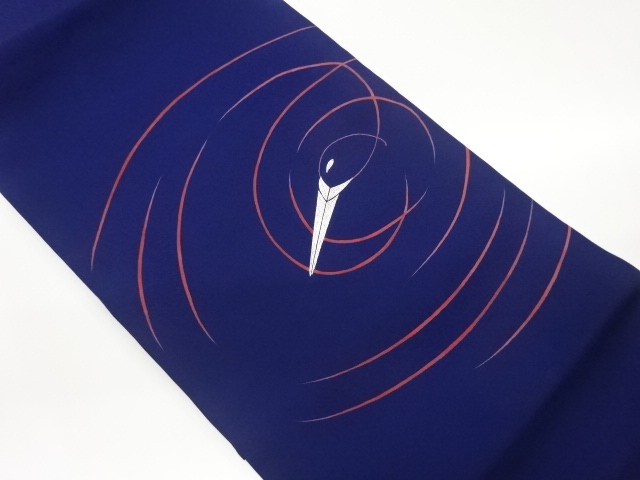 JAPANESE NAGOYA OBI / SHIOZE / EMBROIDERY / WAVE